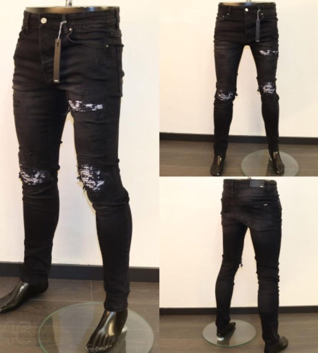Amiri SlimFit Jeans Black 005