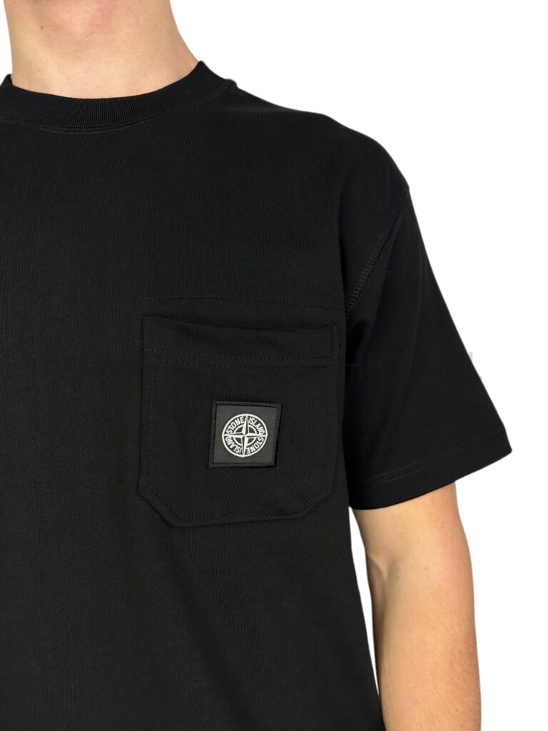 Stone Island Patch Logo T-Shirt Black - Afbeelding 3