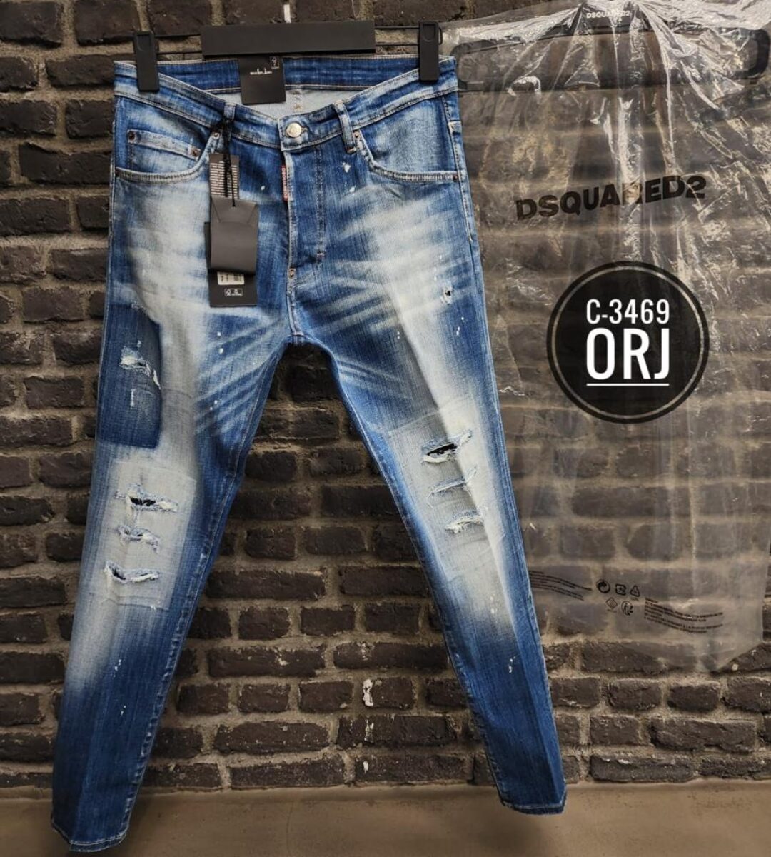 Dsquared2 SlimFit Jeans Donkerblauw 011