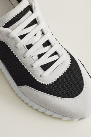 Hermes Bouncing Sneakers White Black