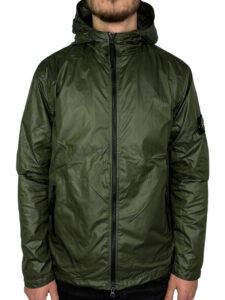 Stone Island Garment Dyed Crinkle Jacket Sage