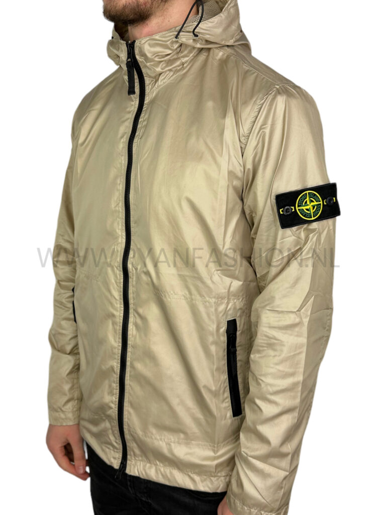 Stone Island Garment Dyed Crinkle Jacket Dove Grey - Afbeelding 2