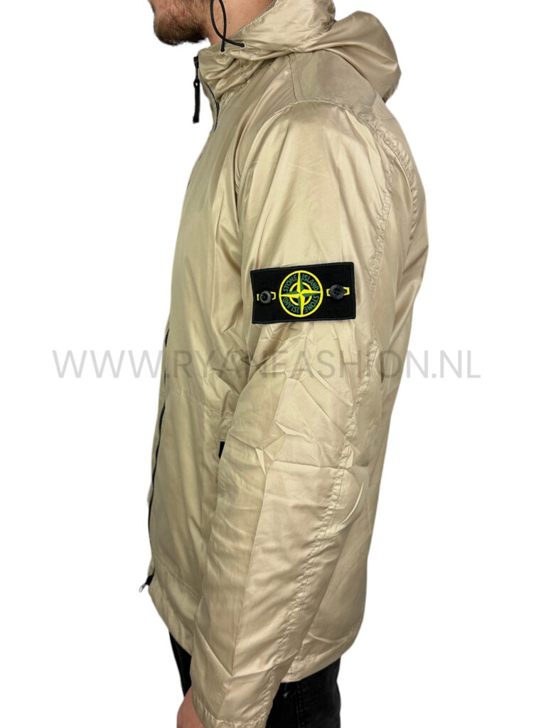 Stone Island Garment Dyed Crinkle Jacket Dove Grey - Afbeelding 3
