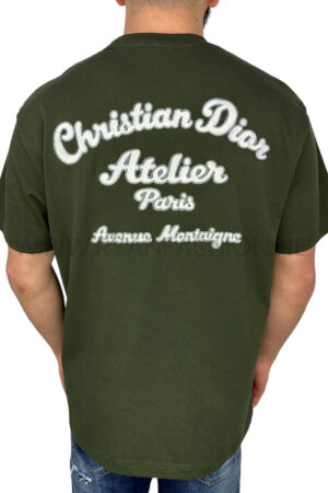 Christian Dior Atelier T-Shirt Donkergroen