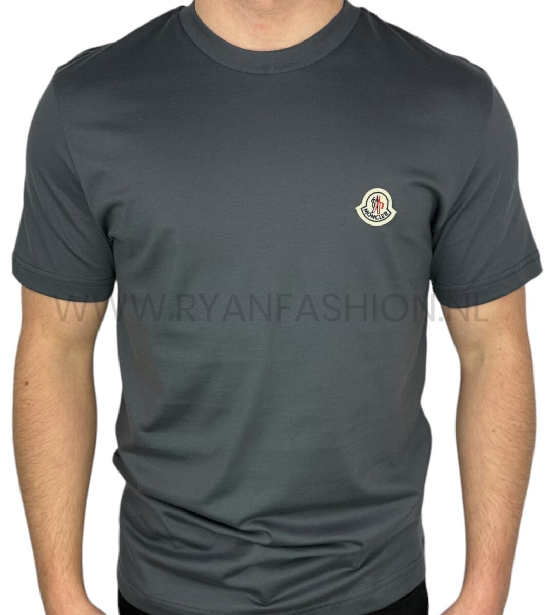 Moncler Logo T-Shirt Antraciet