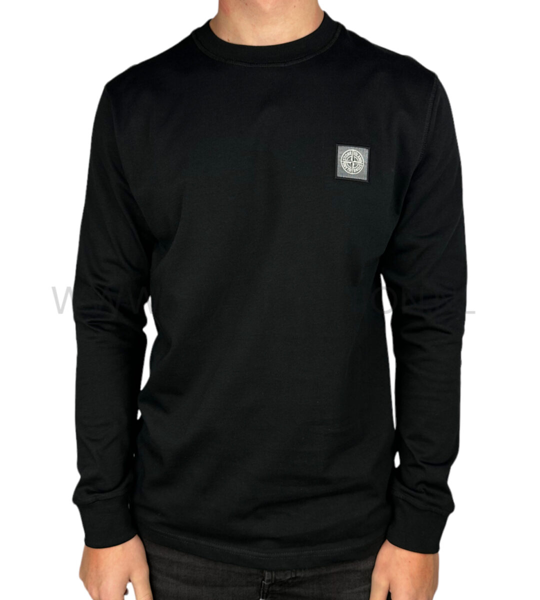 Stone Island Long-sleeve T-shirt Zwart
