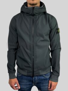Stone Island Softshell Jacket Donkergrijs