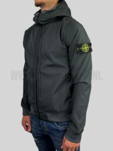 Stone Island Softshell Jacket Donkergrijs