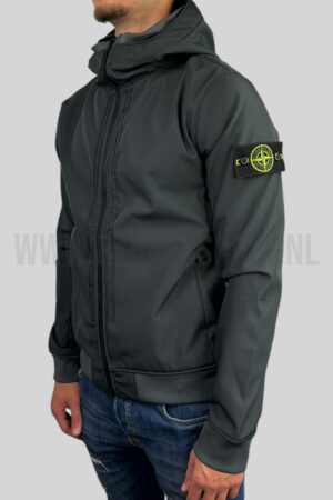 Stone Island Softshell Jacket Donkergrijs