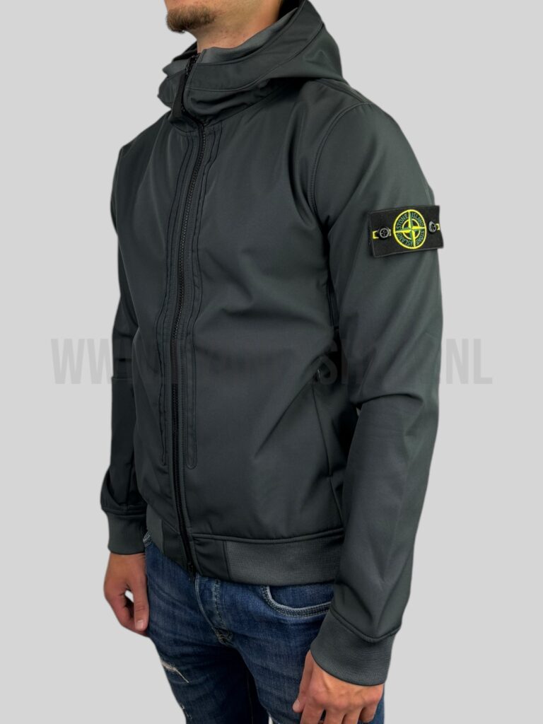 Stone Island Softshell Jacket Donkergrijs - Afbeelding 2