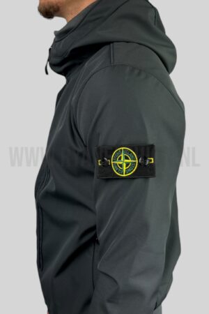 Stone Island Softshell Jacket Donkergrijs