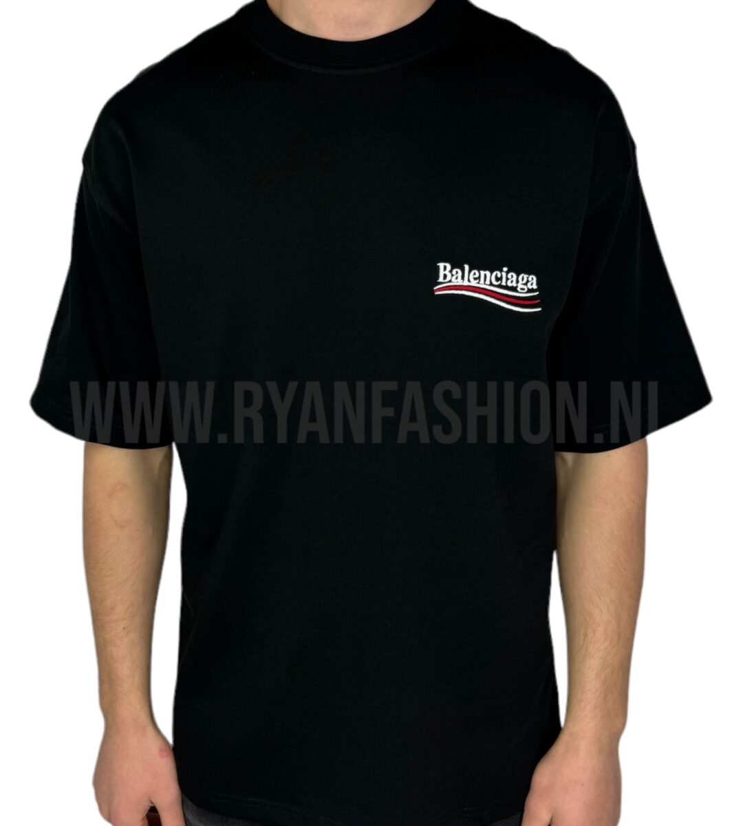 Balenciaga Pilot T-Shirt Zwart