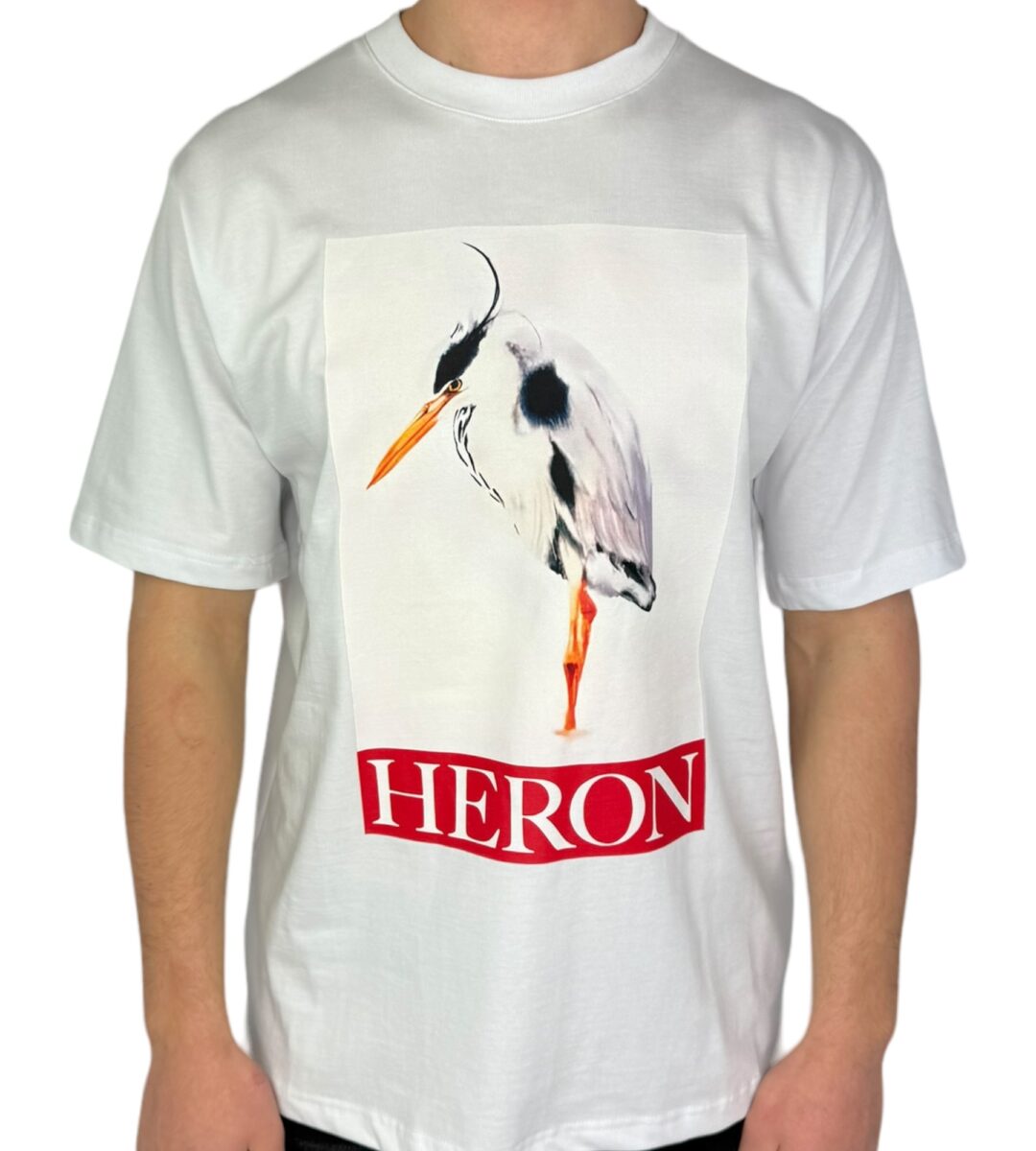Heron Preston Bird Painted T-Shirt Wit