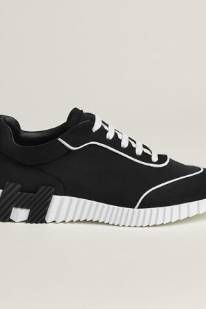 Hermes Bouncing Sneakers Black White