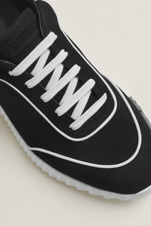 Hermes Bouncing Sneakers Black White