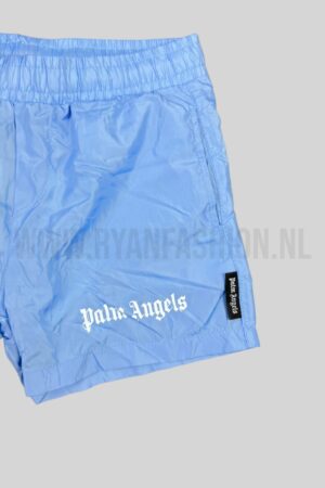 Palm Angels Kids Zwembroek Lichtblauw