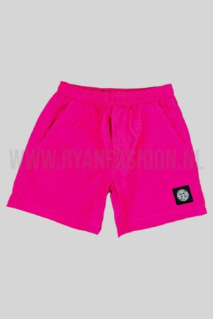 Stone Island Zwembroek Kids Neon Roze
