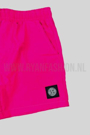 Stone Island Zwembroek Kids Neon Roze