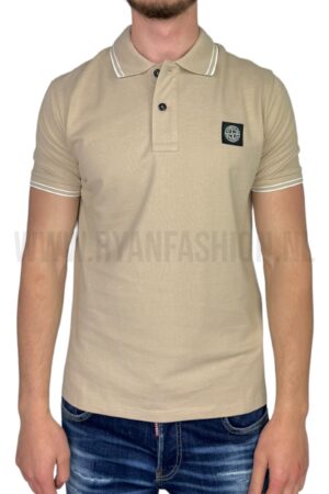 Stone Island Polo Shirt Beige