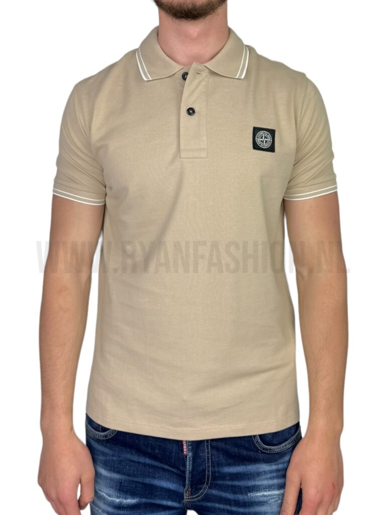 Stone Island Polo Shirt Beige