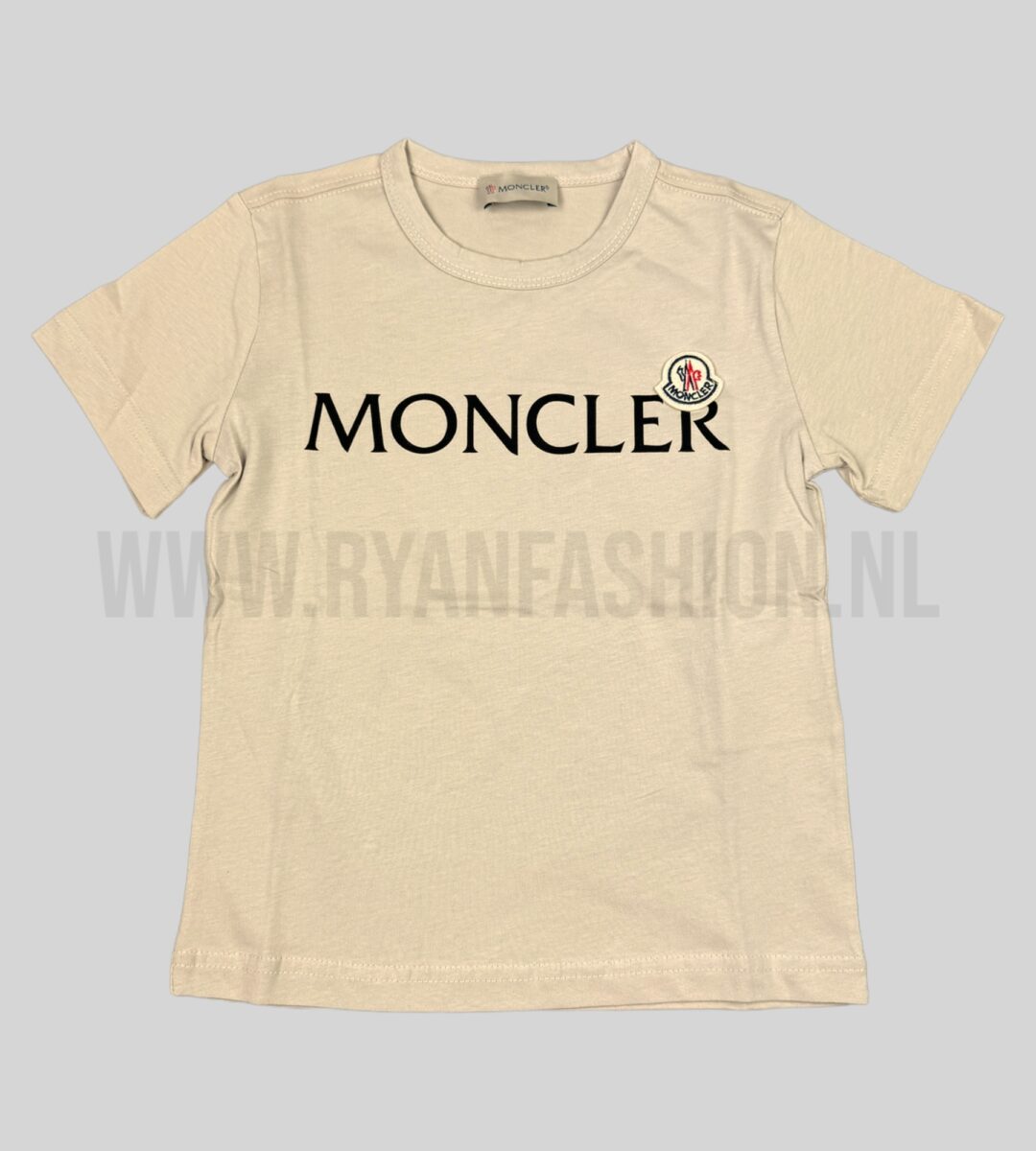 Moncler T-Shirt Kids Beige