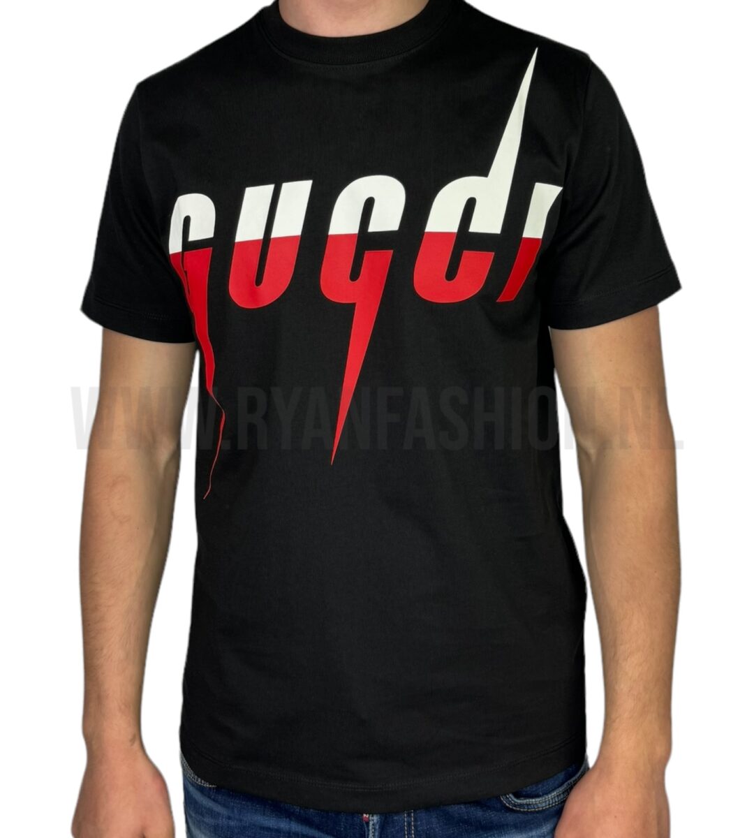 Gucci Blade Print T-Shirt Black