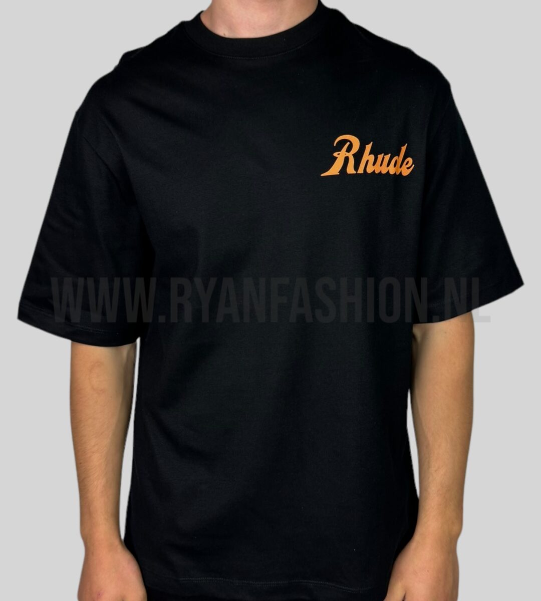 Rhude Sales And Service T-Shirt Zwart