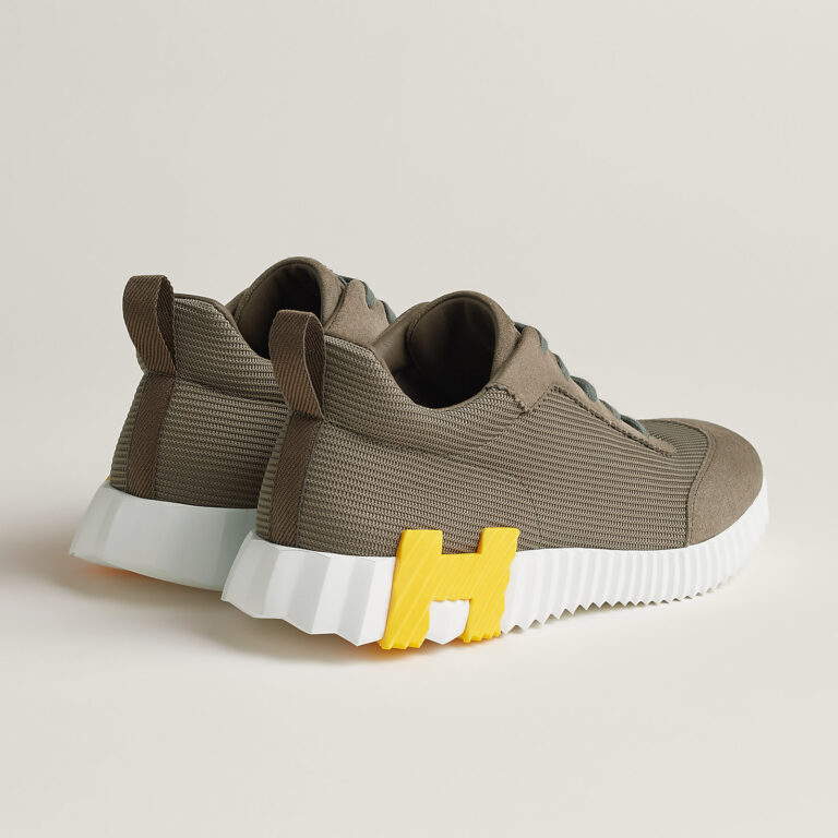 Hermes Bouncing Sneakers Brown Yellow - Afbeelding 3
