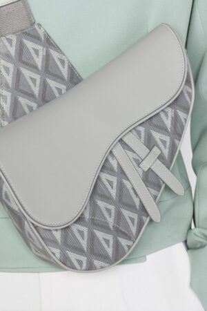 Dior Saddle Bag CD Grey