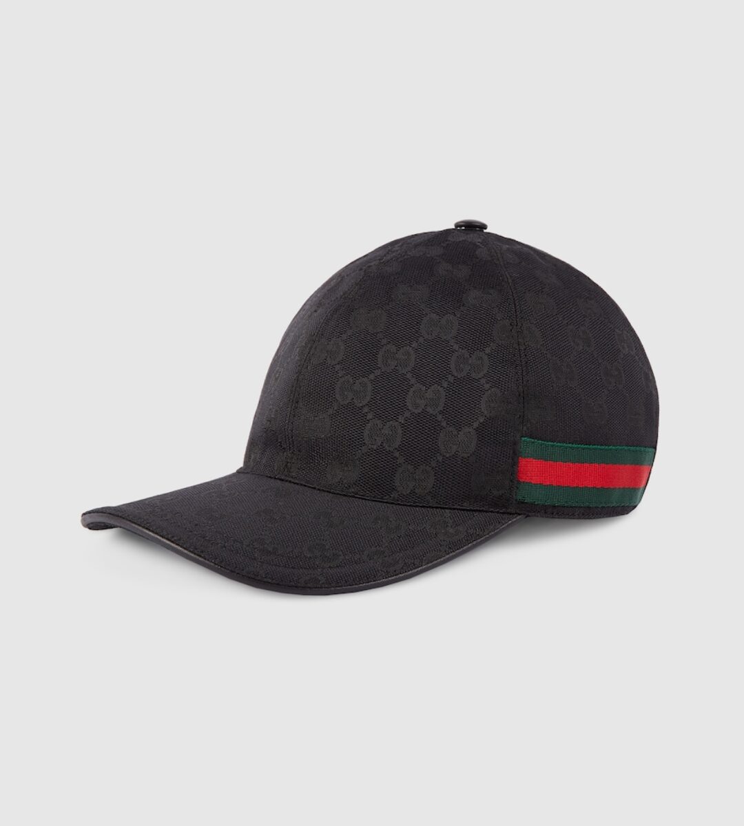 Gucci Original Canvas Baseball Cap Black