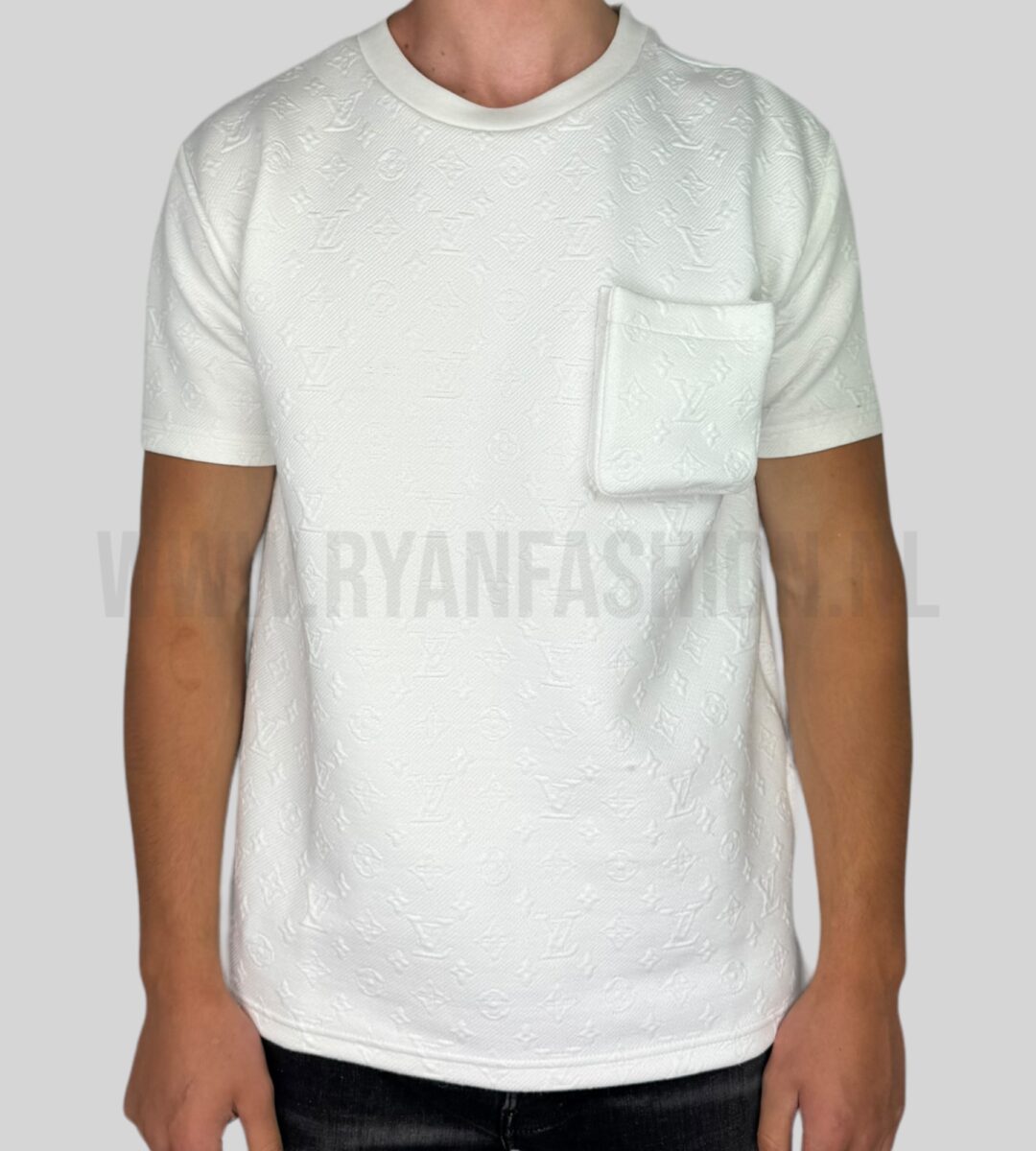 Louis Vuitton Signature 3D Pocket Monogram T-Shirt White