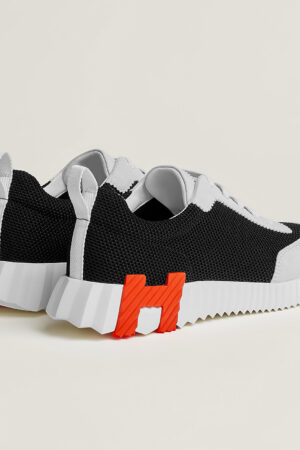 Hermes Bouncing Sneakers White Orange