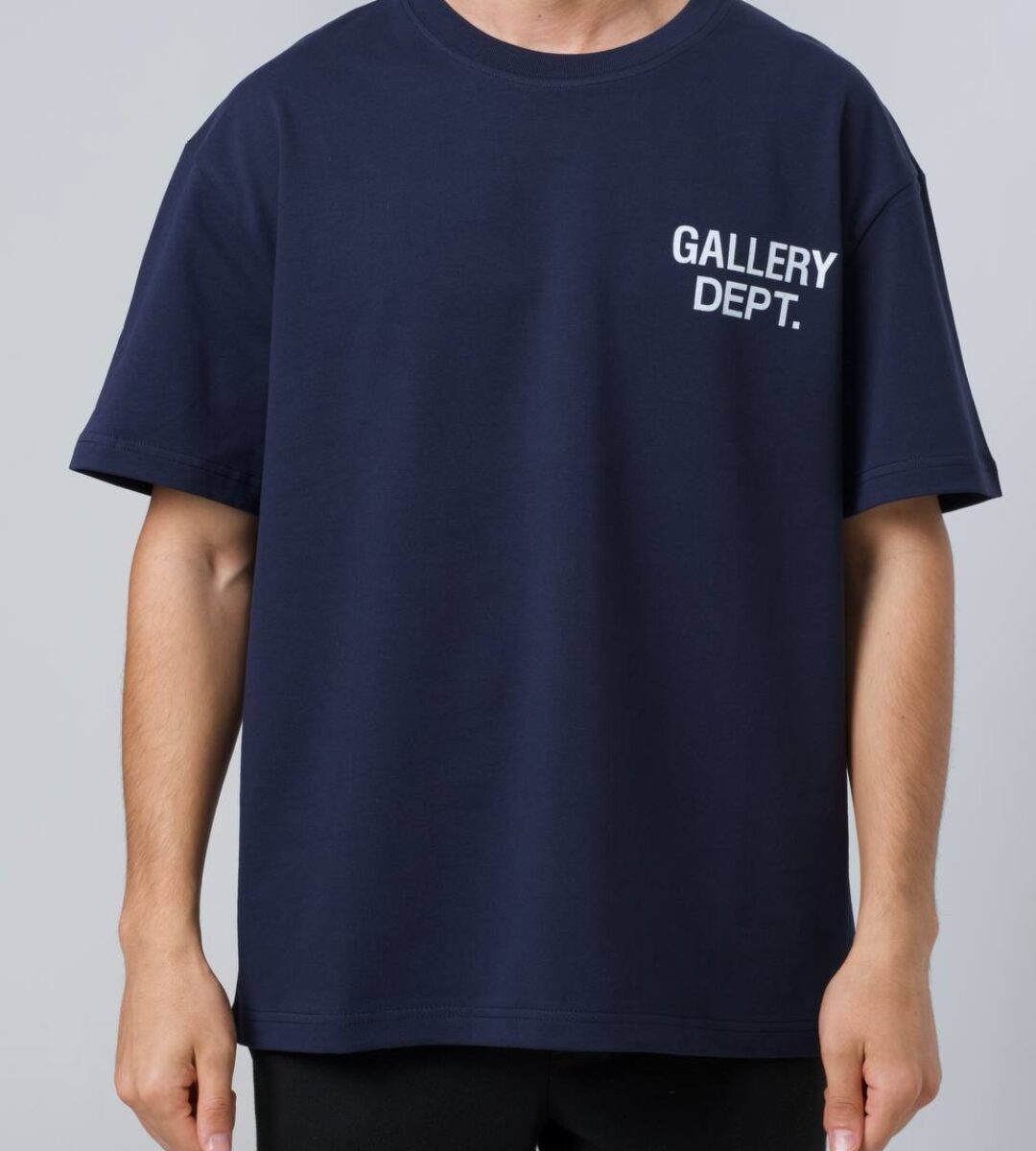 Gallery Dept French Logo T-Shirt Donkerblauw