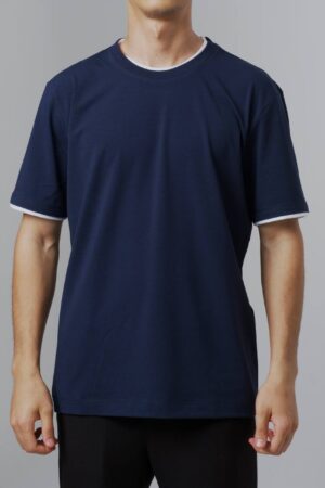 Loro Piana Slim Fit T-Shirt Donkerblauw