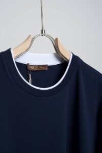 Loro Piana Slim Fit T-Shirt Donkerblauw