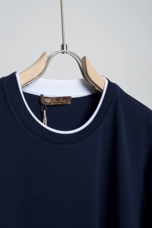 Loro Piana Slim Fit T-Shirt Donkerblauw