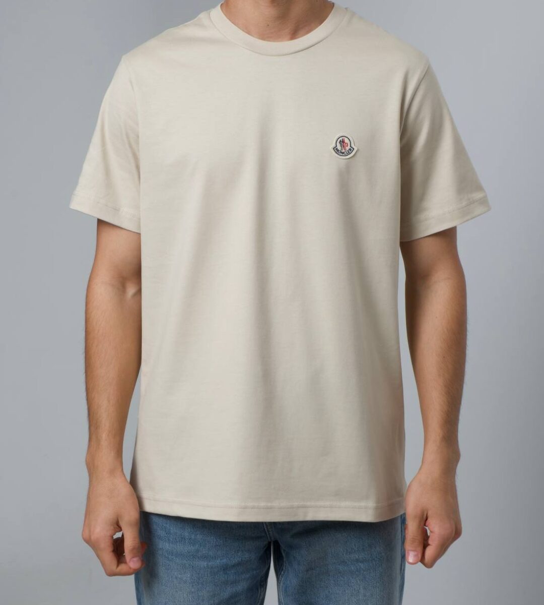 Moncler Logo T-Shirt Beige