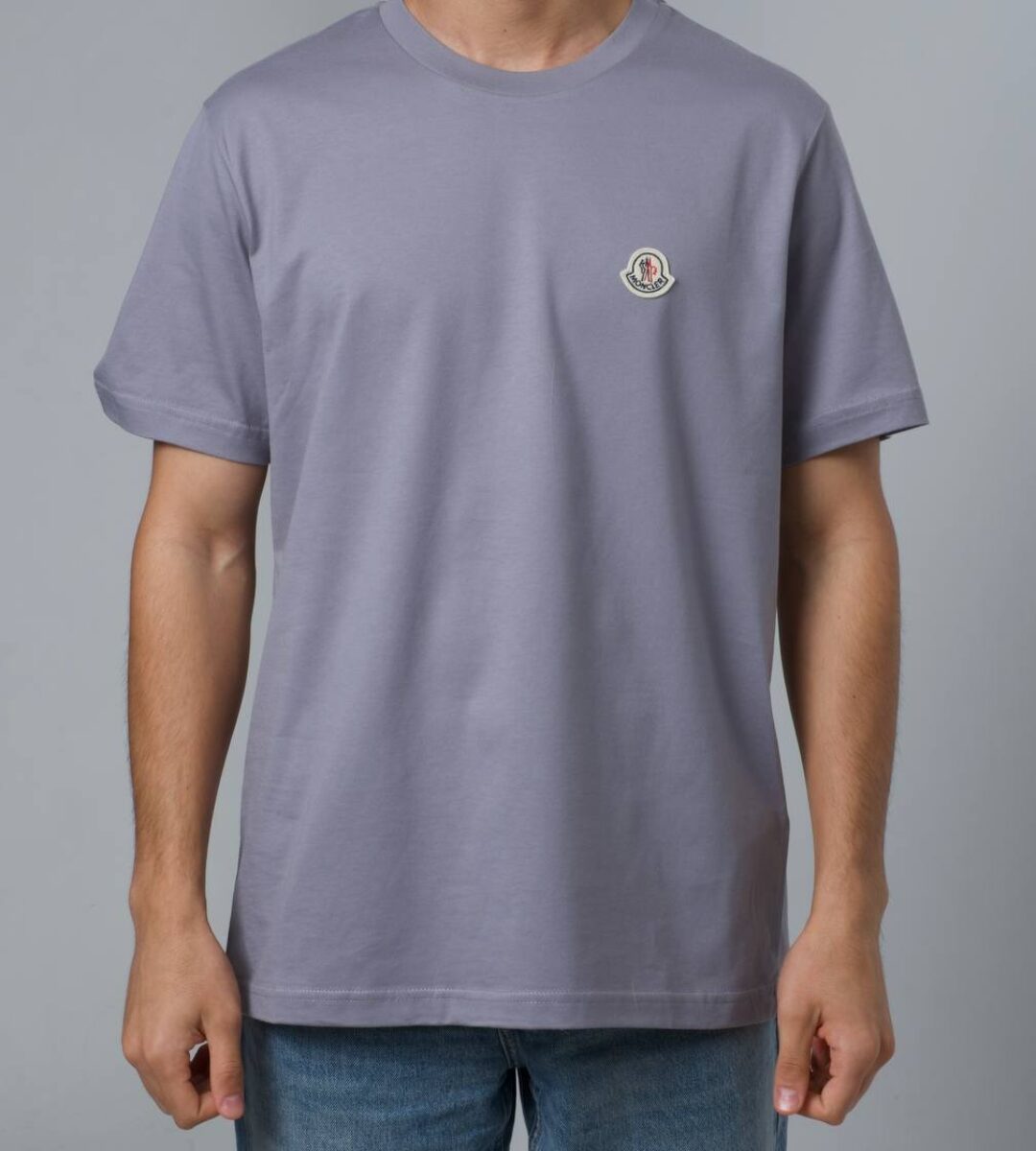 Moncler Logo T-Shirt Smoke Grey