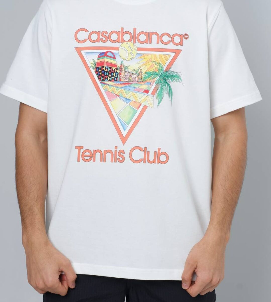 Casablanca Tennis Club T-Shirt White