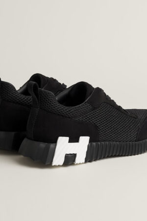 Hermes Bouncing Sneakers Black White