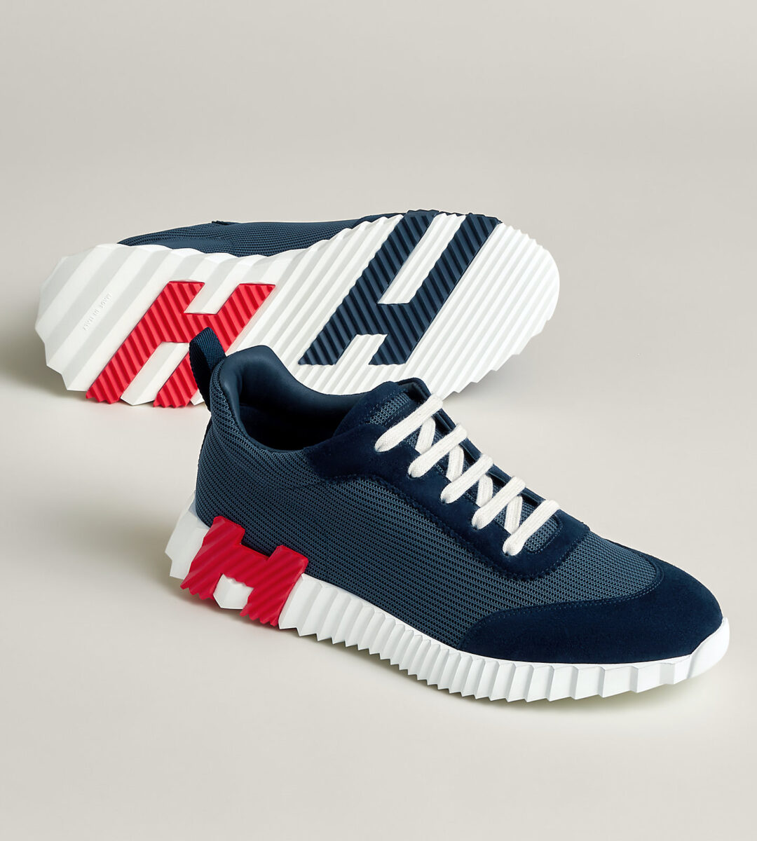 Hermes bouncing Sneaker Blue Red