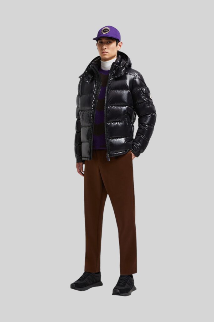 Moncler Maya Short Down Jacket Zwart - Afbeelding 2