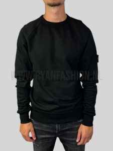 Stone Island Sweater Ghost Logo Zwart