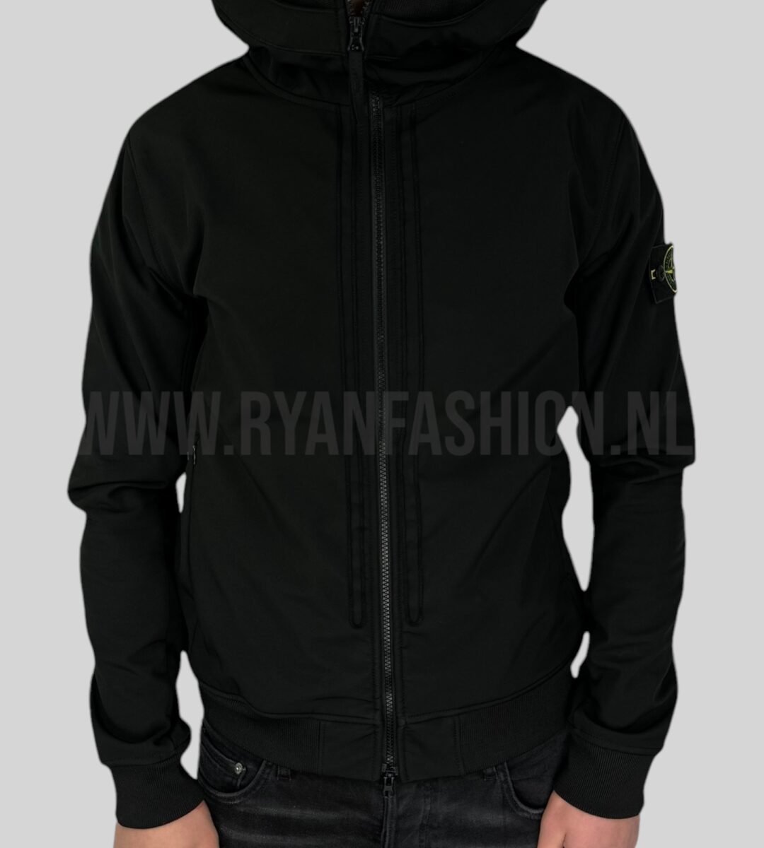 Stone Island Softshell Jacket Black