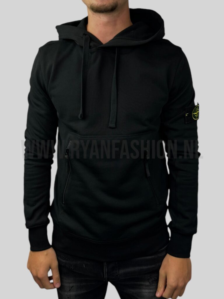 Stone Island Hoodie Zwart
