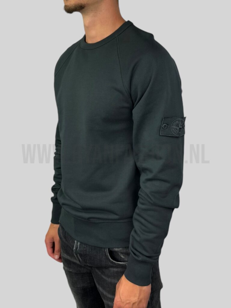 Stone Island Sweater Ghost Logo Donkergrijs - Afbeelding 2