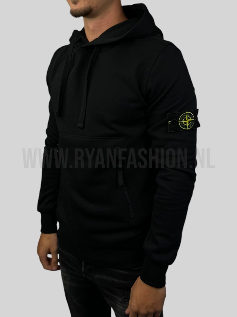 Stone Island Hoodie Zwart - Afbeelding 2