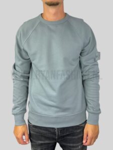 Stone Island Sweater Ghost Logo Smoke Grey