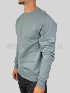 Stone Island Sweater Ghost Logo Smoke Grey