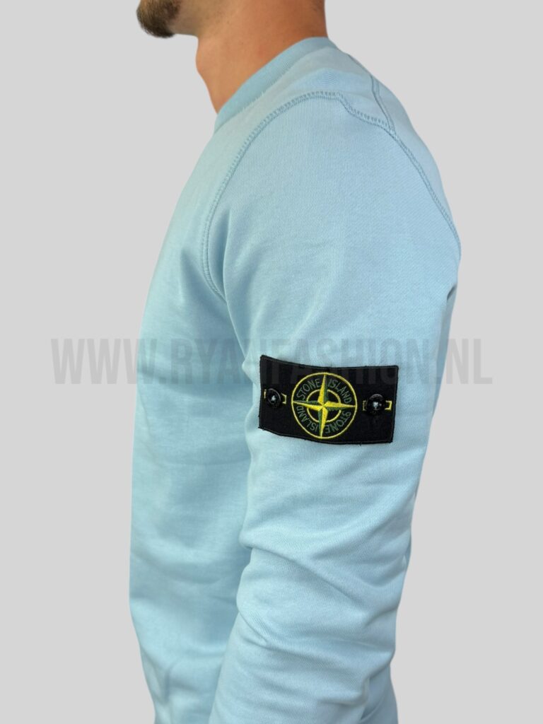 Stone Island Sweater Lichtblauw - Afbeelding 3